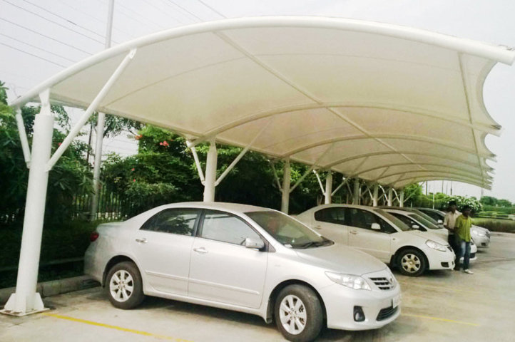 car parking tensile structure