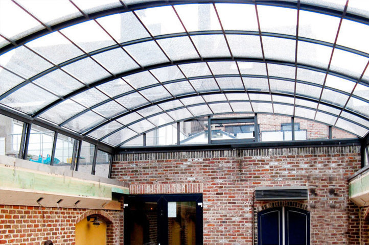 walkway tensile structure