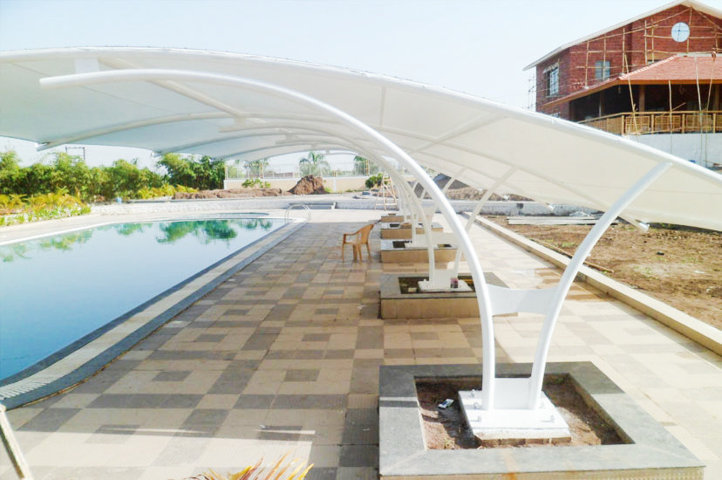 pool tensile structure
